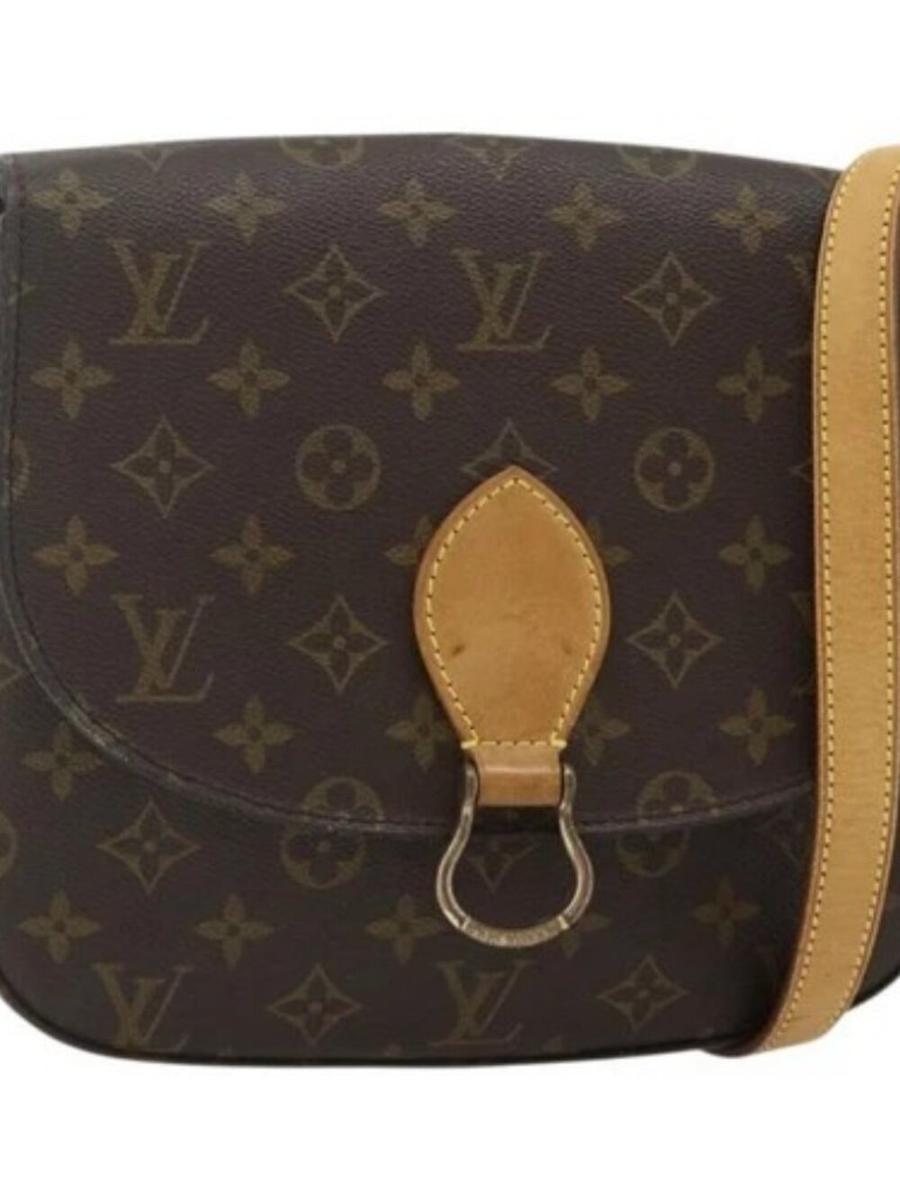LOUIS VUITTON Monogram Saint Cloud GM Shoulder Bag M51242 LV Auth yk20223
